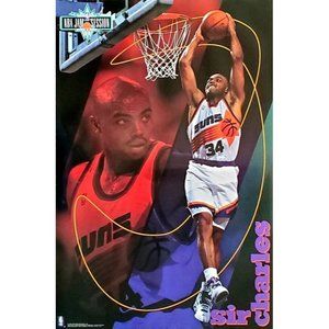 NEW! Vintage 1993 Charles Barkley "JAM SESSION" PHOENIX SUNS NBA ACTION POSTER